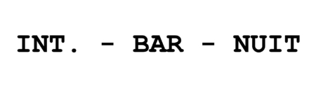 INT.- BAR - NUIT