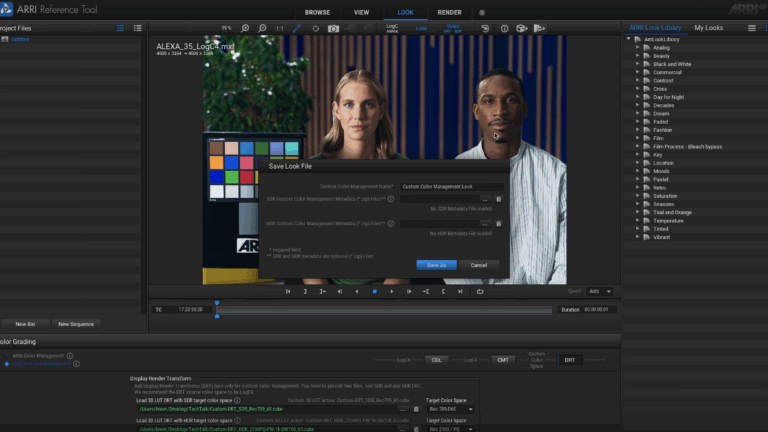 Comprendre les nouveaux ARRI Look Files et la gestion personnalisée des couleurs pour l’ALEXA 35